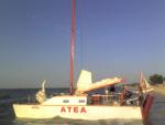 Катамаран "Атеа", принимает на борт около 20 чел
