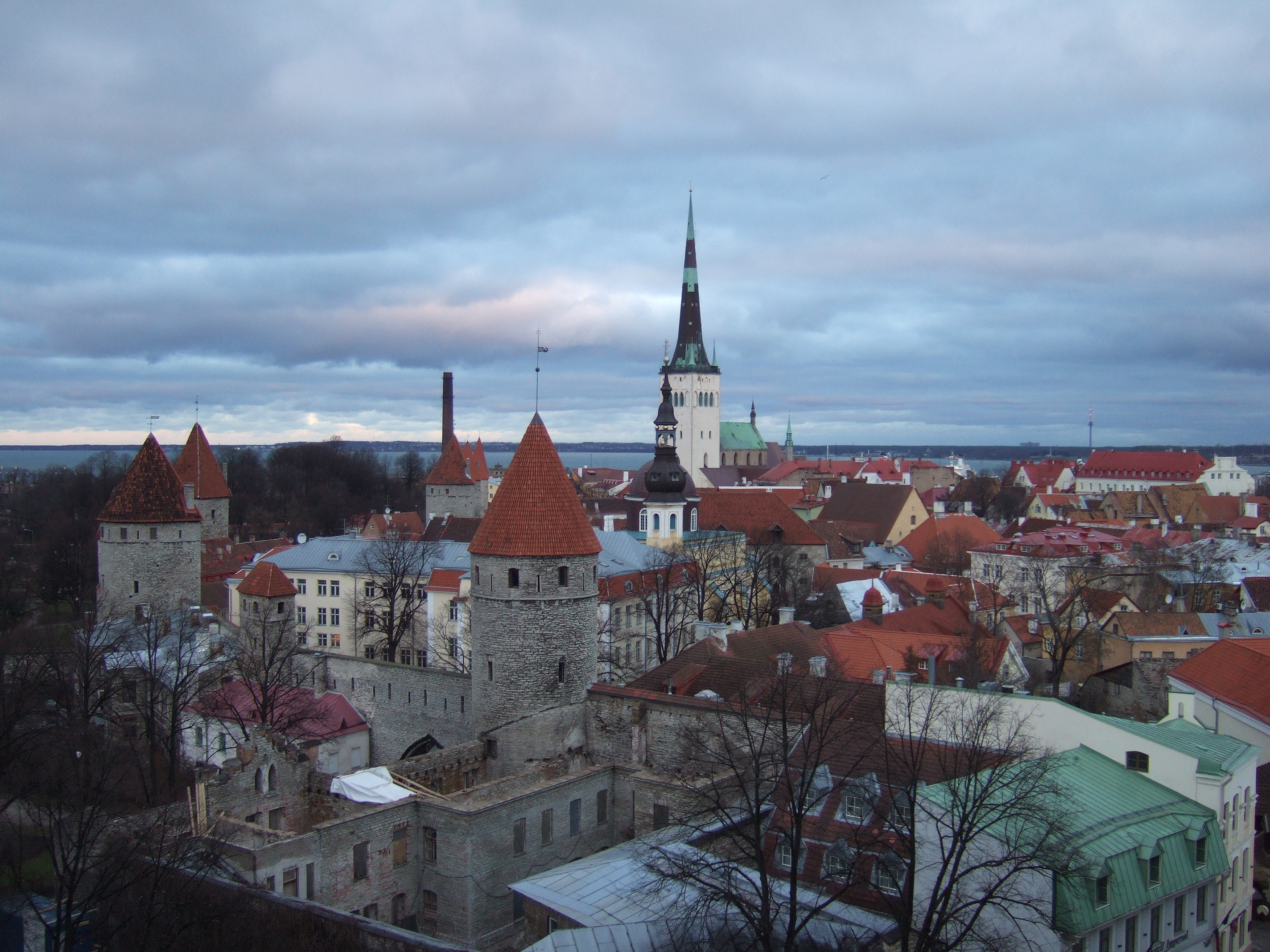 Панорама старого Таллина