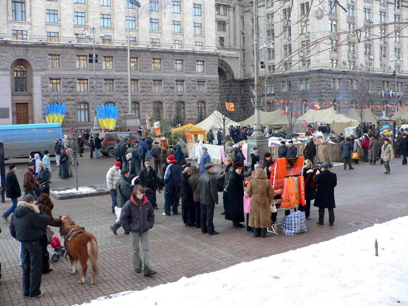 Остатки палаточного городка