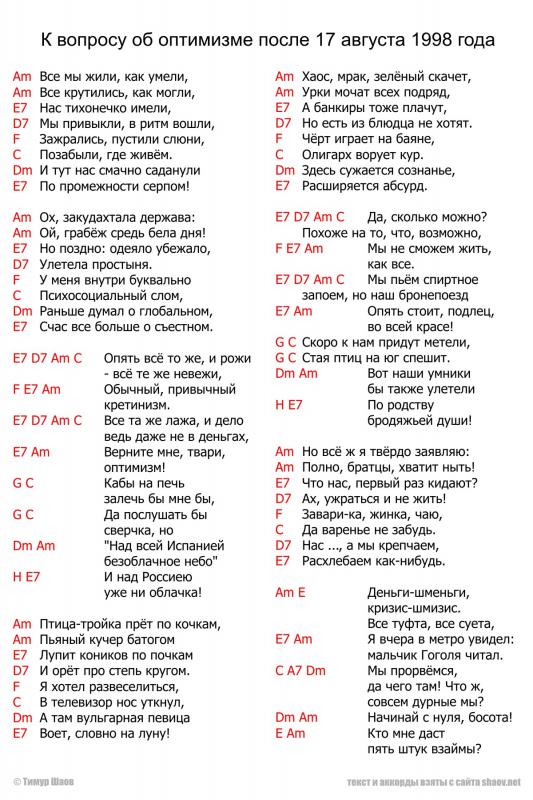 К вопросу об оптимизме после 17.08.98