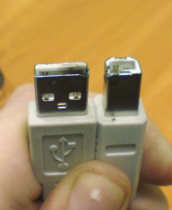 Подключили USB