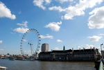 Колесо обозрения London Eye и здание бывшей мэрии