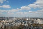 Вид с London Eye. Наблюдается вокзал Charing Cross.