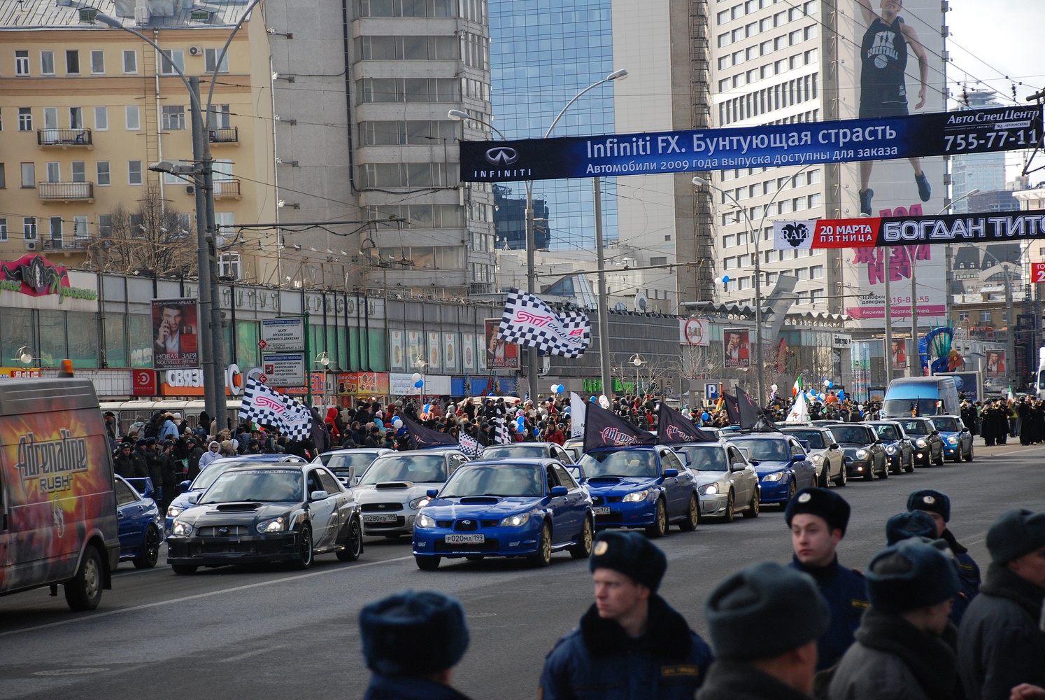 Парад Subaru. Тоже видимо ирландские!