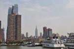 Дойдя до набережной мы оседлали пароход, экскурсионно курсирующий вокруг Манхэттена
