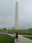 Я и Маша (хозяйка того самого самосвала) на фоне Монумента Вашингтона