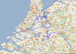 cycling trips map